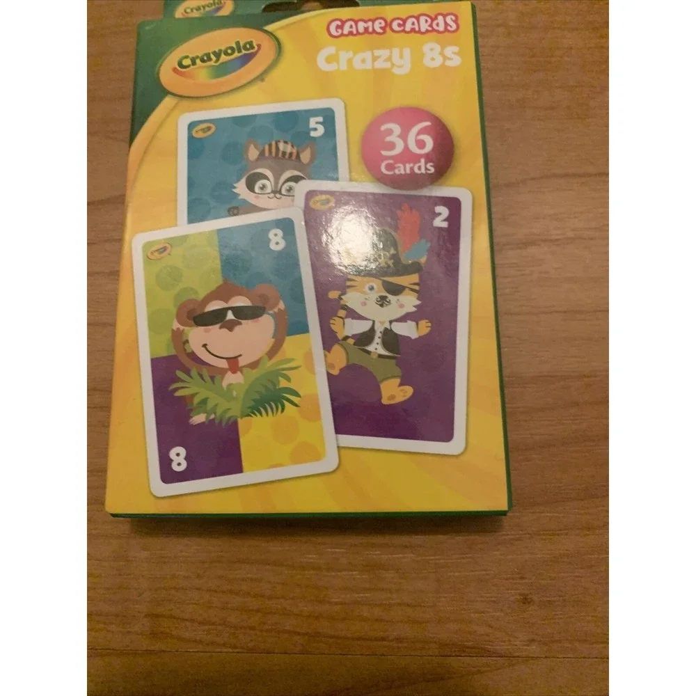 Crayola Crazy 8s Card Game Children